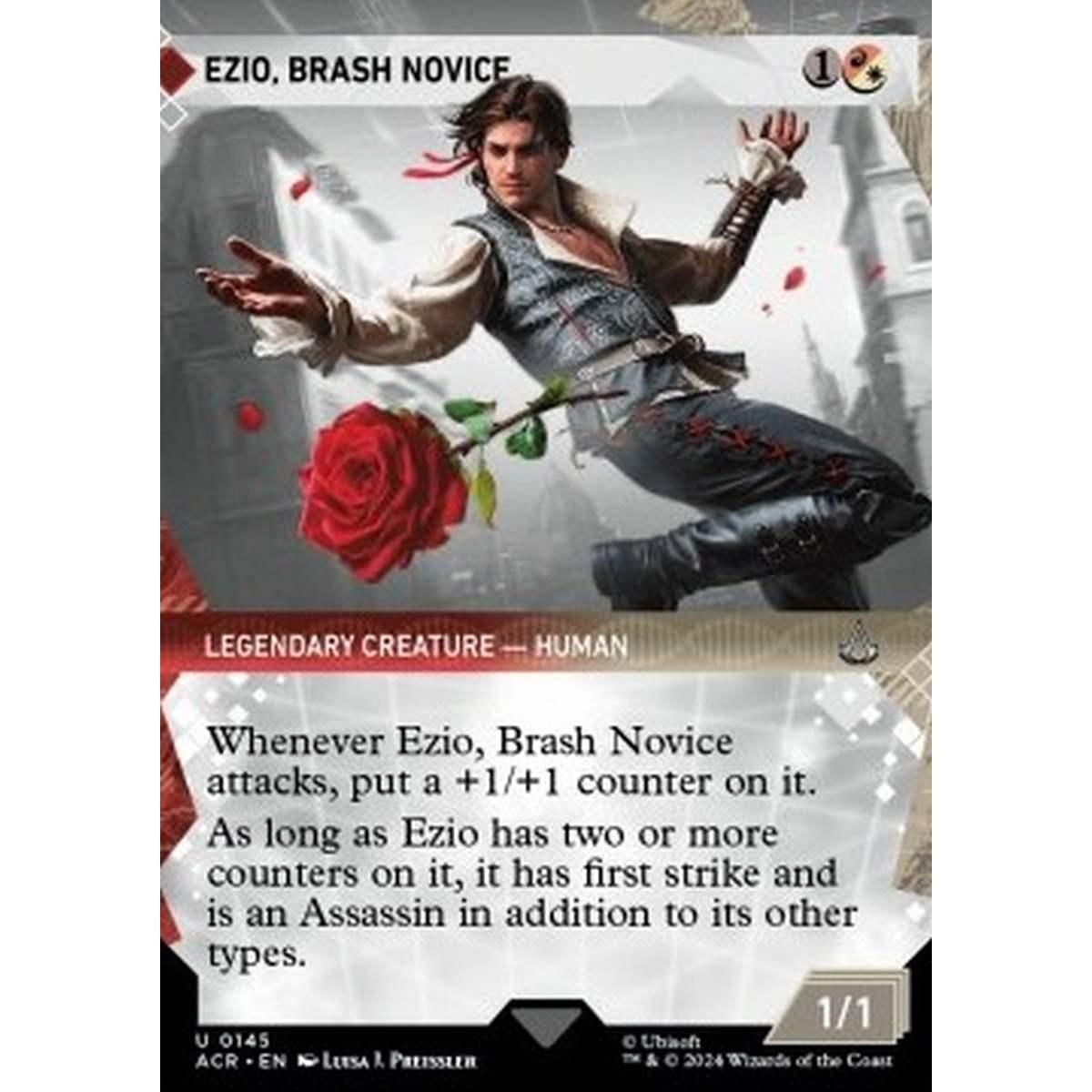 Ezio, Brash Novice (V.1) - Ezio, Brash Novice (V.1) - [XACR] [NM] [Foil]
