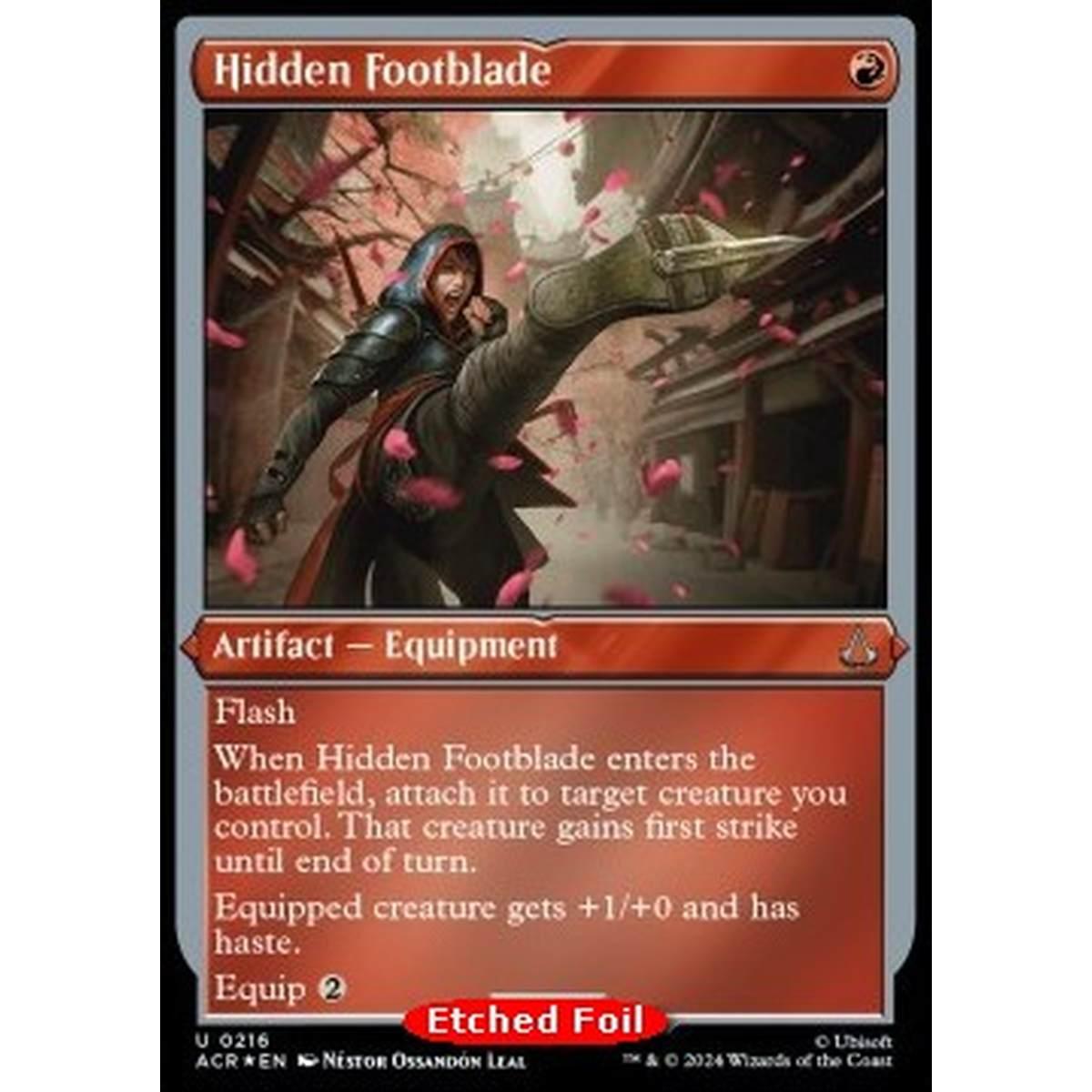 Hidden Footblade - Hidden Footblade - [XACR] [NM] [Foil]