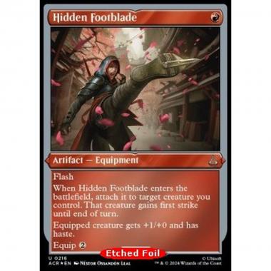 Hidden Footblade - Hidden Footblade - [XACR] [NM] [Foil]