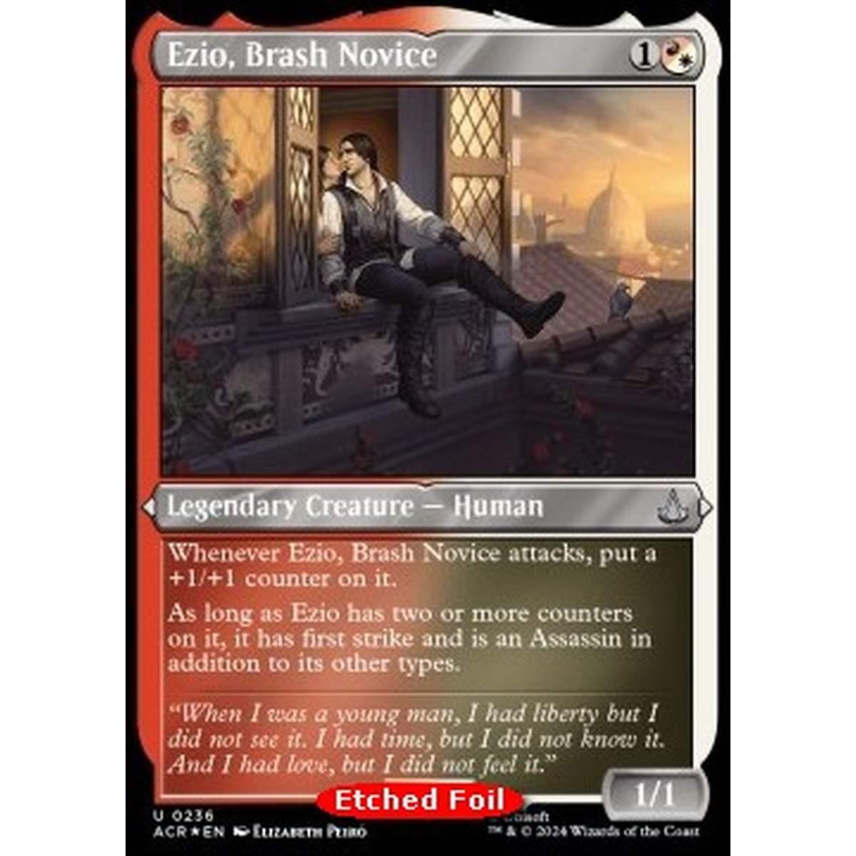 Ezio, Brash Novice (V.2) - Ezio, Brash Novice (V.2) - [XACR] [NM] [Foil]