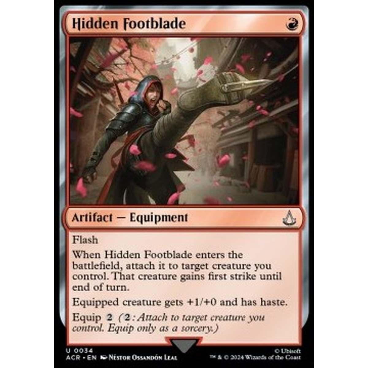 Hidden Footblade - Hidden Footblade - [ACR] [NM] [Foil]