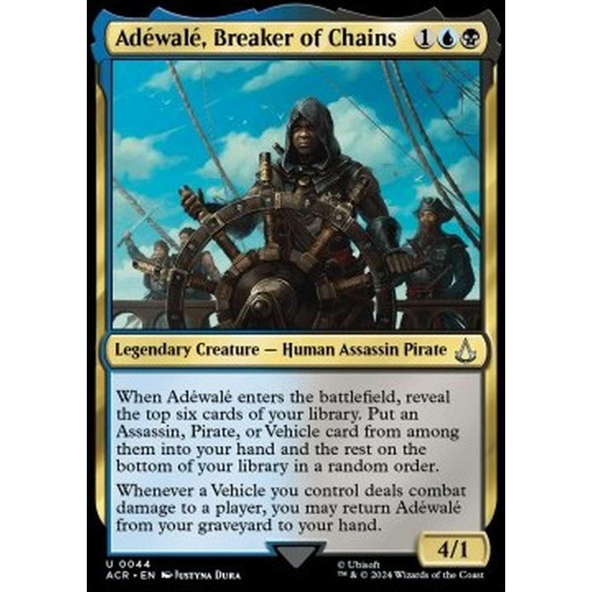 AdÃ©walÃ©, Breaker of Chains - AdÃ©walÃ©, Breaker of Chains - [ACR] [NM] [Foil]