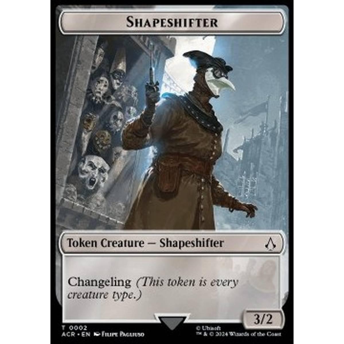 Shapeshifter Token (C 3/2) // Assassin Token (C 1/1) - Shapeshifter Token (C 3/2) // Assassin Token (C 1/1) - [TACR] [NM] [Foil]