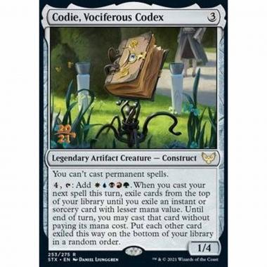 Codie, Vociferous Codex (V.1) - Cody, Codice Parlante (V.1) - [PSTX] [NM] [Foil]