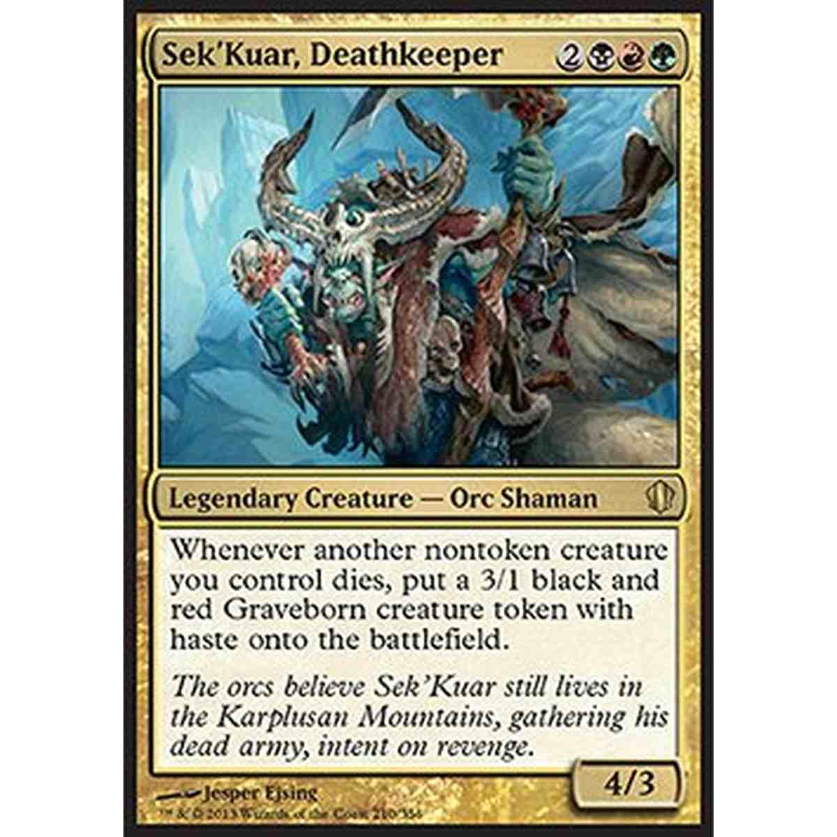 Sek'Kuar, Deathkeeper (V.1) - Sek'Kuar, Deathkeeper (V.1) - [C13] [NM]