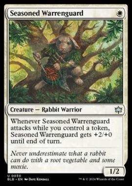 Seasoned Warrenguard - Seasoned Warrenguard - [BLB] [NM] [Foil]