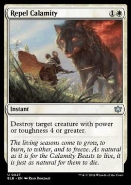 Repel Calamity - Repel Calamity - [BLB] [NM] [Foil]