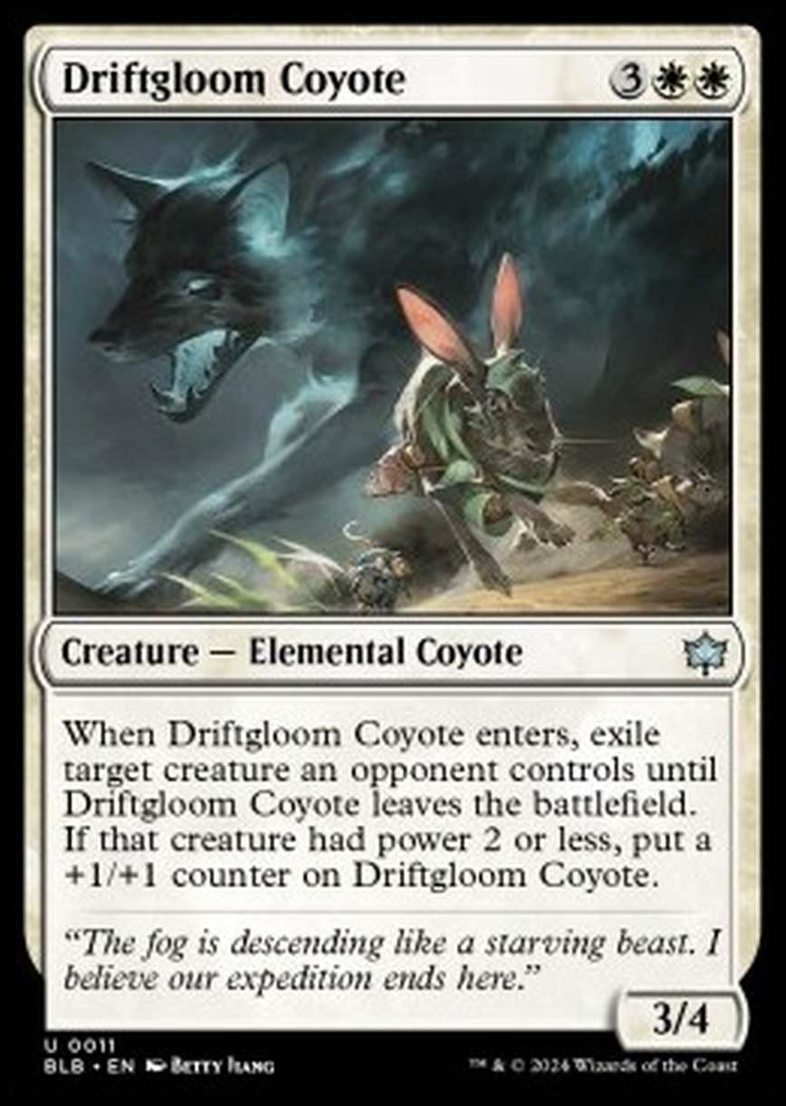 Driftgloom Coyote - Driftgloom Coyote - [BLB] [NM] [Foil]