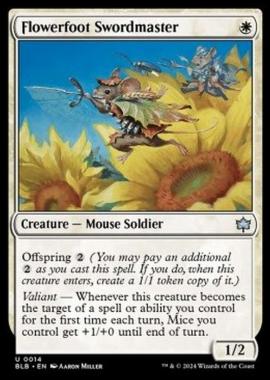 Flowerfoot Swordmaster - Flowerfoot Swordmaster - [BLB] [NM] [Foil]