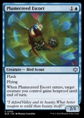 Plumecreed Escort - Plumecreed Escort - [BLB] [NM] [Foil]