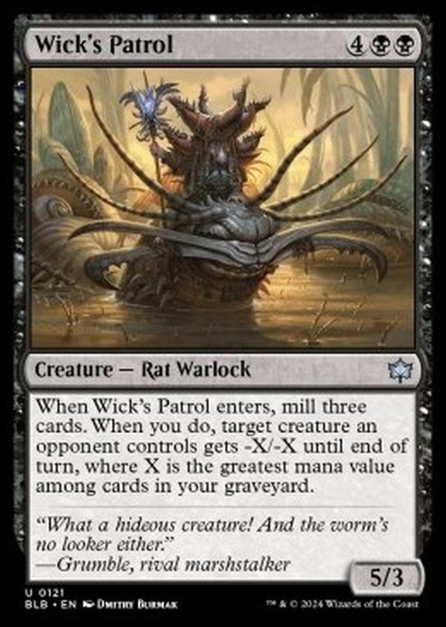 Wick's Patrol - Wick's Patrol - [BLB] [NM] [Foil]