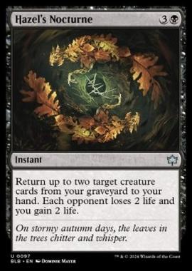 Hazel's Nocturne - Hazel's Nocturne - [BLB] [NM] [Foil]
