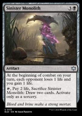 Sinister Monolith - Sinister Monolith - [BLB] [NM] [Foil]