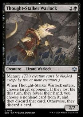 Thought-Stalker Warlock - Thought-Stalker Warlock - [BLB] [NM] [Foil]