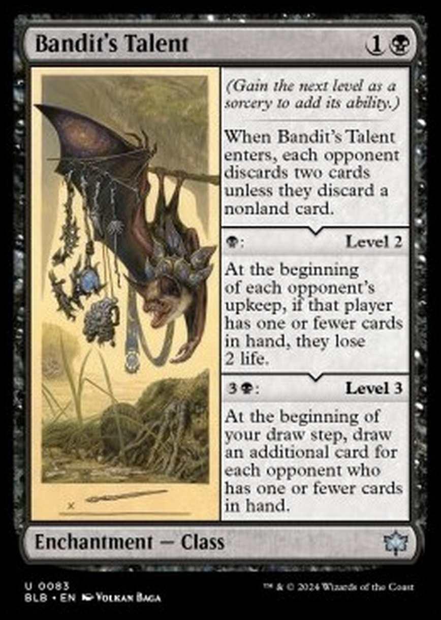 Bandit's Talent - Bandit's Talent - [BLB] [NM] [Foil]