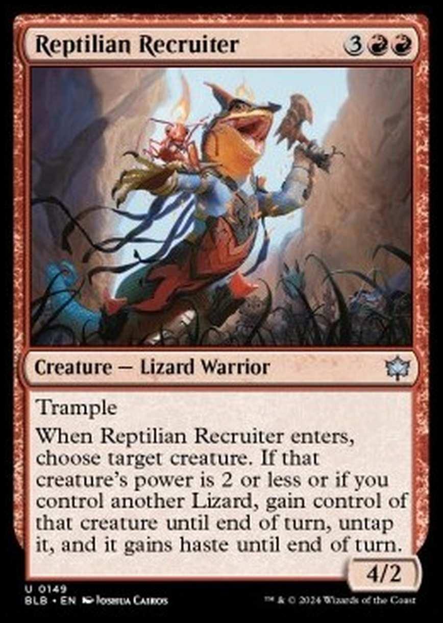 Reptilian Recruiter - Reptilian Recruiter - [BLB] [NM] [Foil]