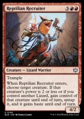 Reptilian Recruiter - Reptilian Recruiter - [BLB] [NM] [Foil]
