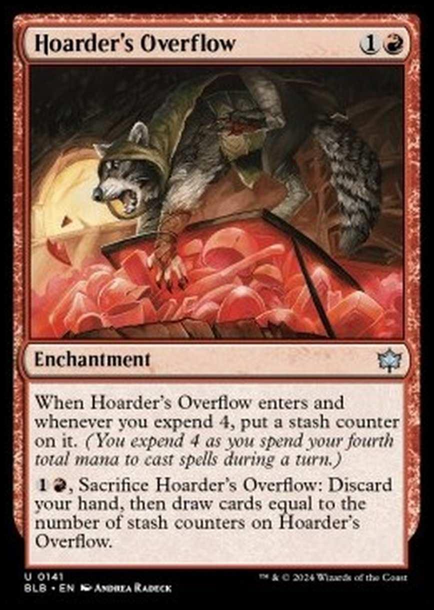 Hoarder's Overflow - Hoarder's Overflow - [BLB] [NM] [Foil]