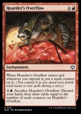Hoarder's Overflow - Hoarder's Overflow - [BLB] [NM] [Foil]