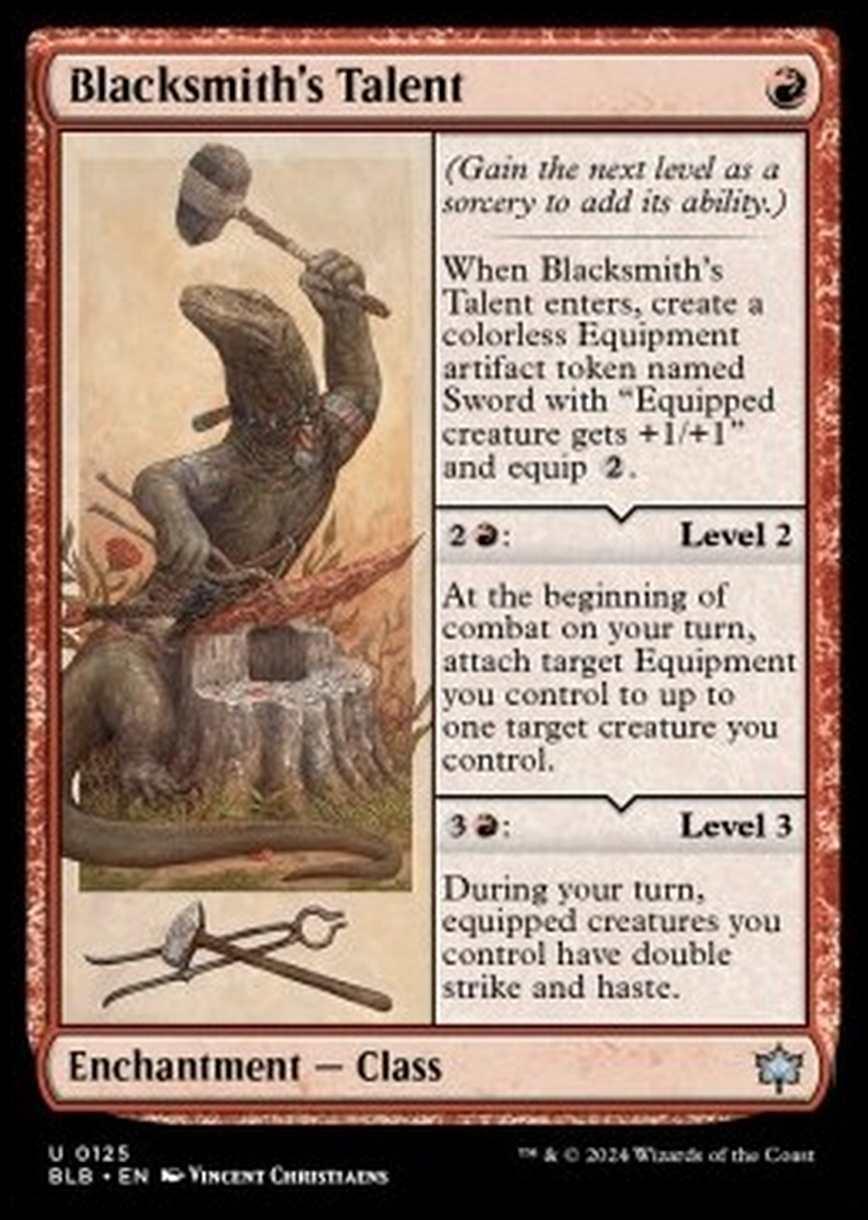 Blacksmith's Talent - Blacksmith's Talent - [BLB] [NM] [Foil]