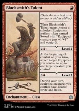 Blacksmith's Talent - Blacksmith's Talent - [BLB] [NM] [Foil]