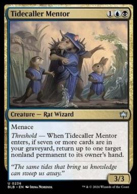 Tidecaller Mentor - Tidecaller Mentor - [BLB] [NM] [Foil]