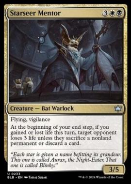 Starseer Mentor - Starseer Mentor - [BLB] [NM] [Foil]