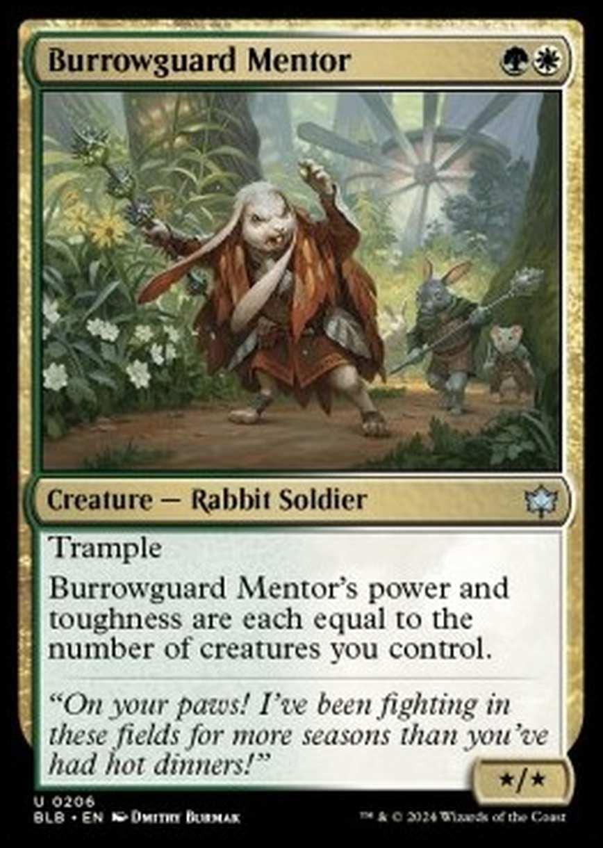 Burrowguard Mentor - Burrowguard Mentor - [BLB] [NM] [Foil]