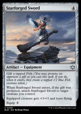 Starforged Sword - Starforged Sword - [BLB] [NM] [Foil]