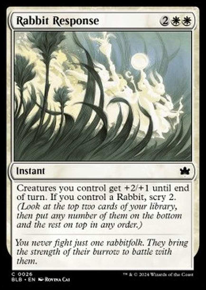 Rabbit Response - Rabbit Response - [BLB] [NM]