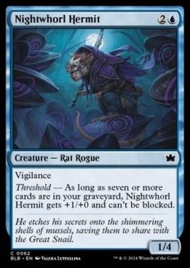 Nightwhorl Hermit - Nightwhorl Hermit - [BLB] [NM] [Foil]