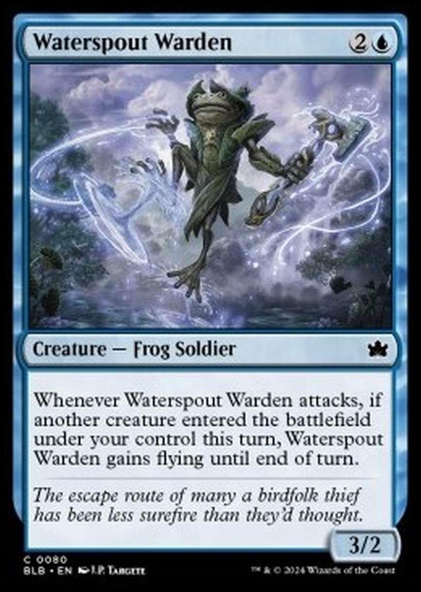 Waterspout Warden - Waterspout Warden - [BLB] [NM] [Foil]
