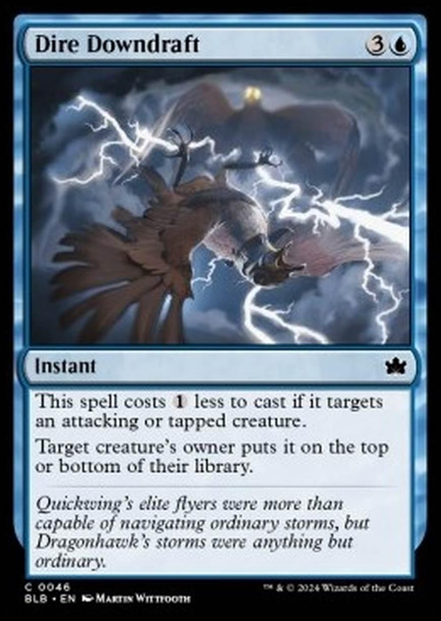 Dire Downdraft - Dire Downdraft - [BLB] [NM] [Foil]