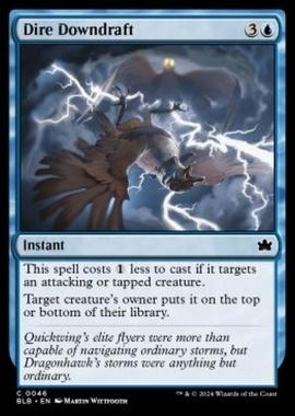 Dire Downdraft - Dire Downdraft - [BLB] [NM] [Foil]