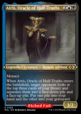 Atris, Oracle of Half-Truths (V.2) - Atris, Oracolo delle Mezze Verit  (V.2) - [MUL] [NM] [Foil]