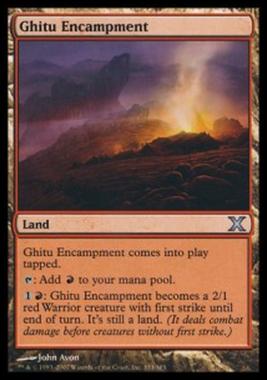 Ghitu Encampment - Accampamento Ghitu - [10E] [EX]