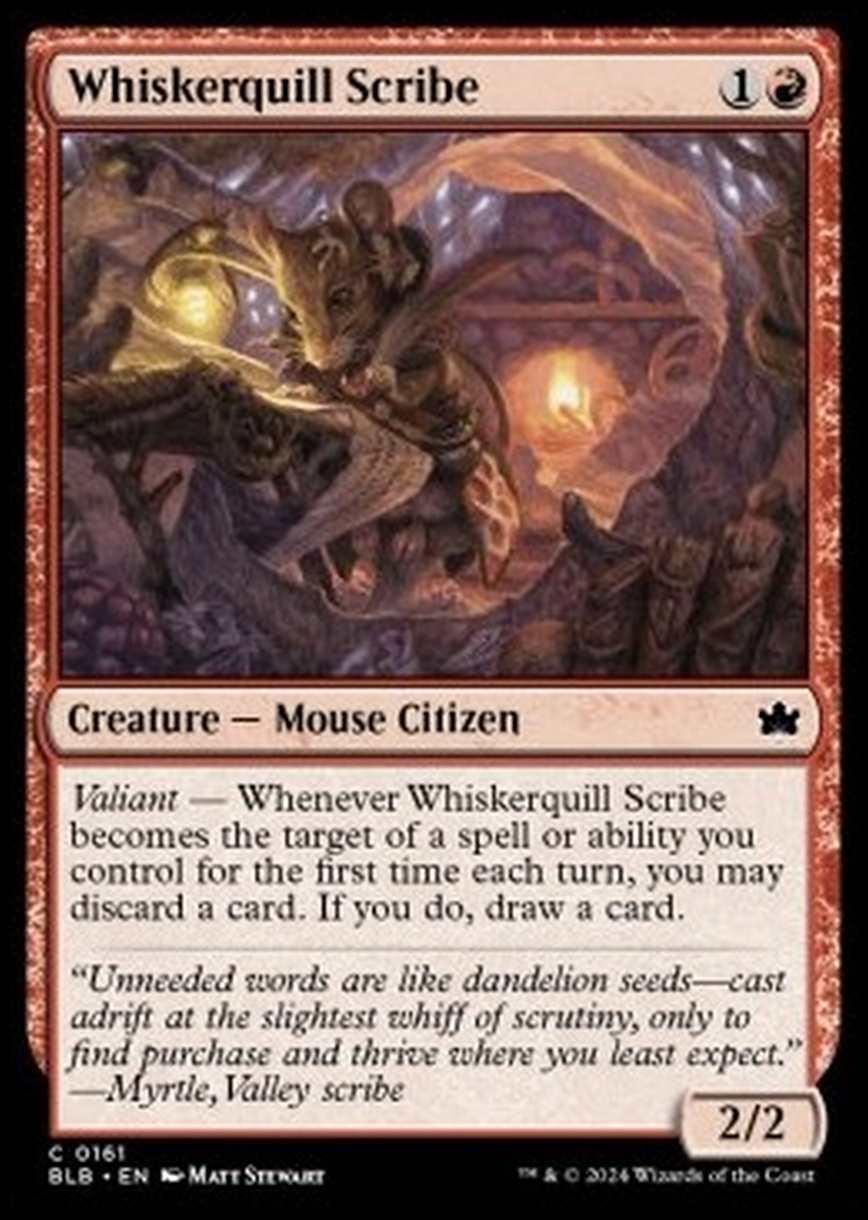 Whiskerquill Scribe - Whiskerquill Scribe - [BLB] [NM] [Foil]