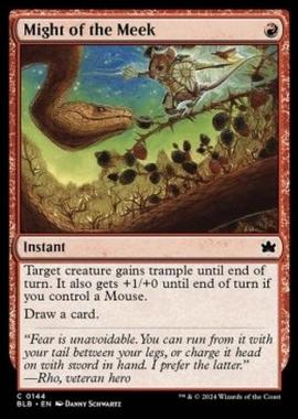 Might of the Meek - Might of the Meek - [BLB] [NM] [Foil]