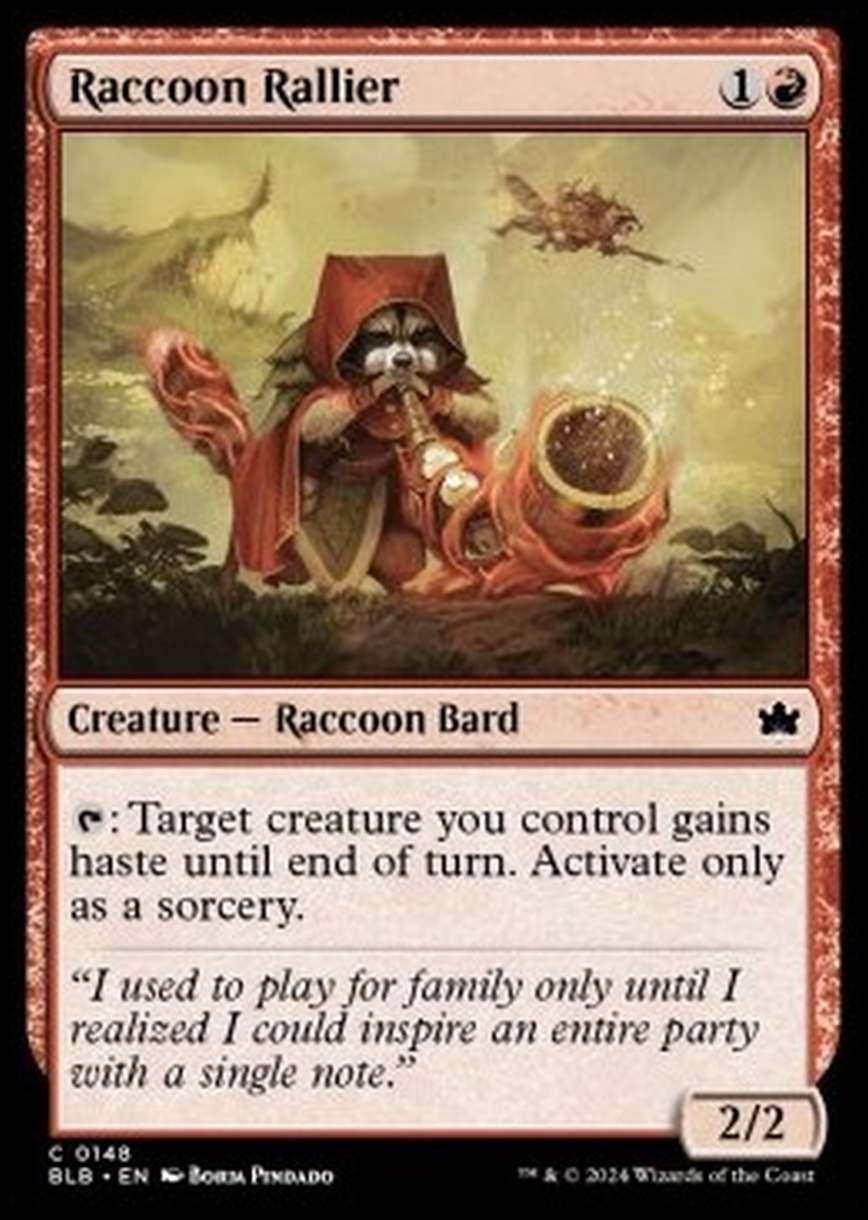 Raccoon Rallier - Raccoon Rallier - [BLB] [NM] [Foil]