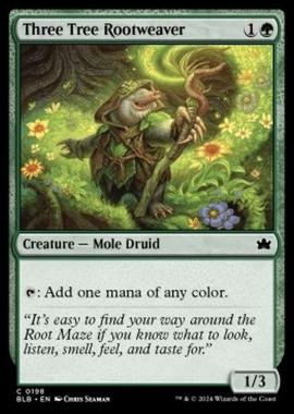 Three Tree Rootweaver - Three Tree Rootweaver - [BLB] [NM] [Foil]