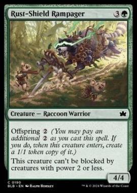 Rust-Shield Rampager - Rust-Shield Rampager - [BLB] [NM] [Foil]
