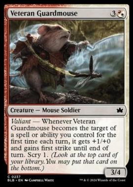 Veteran Guardmouse - Veteran Guardmouse - [BLB] [NM] [Foil]