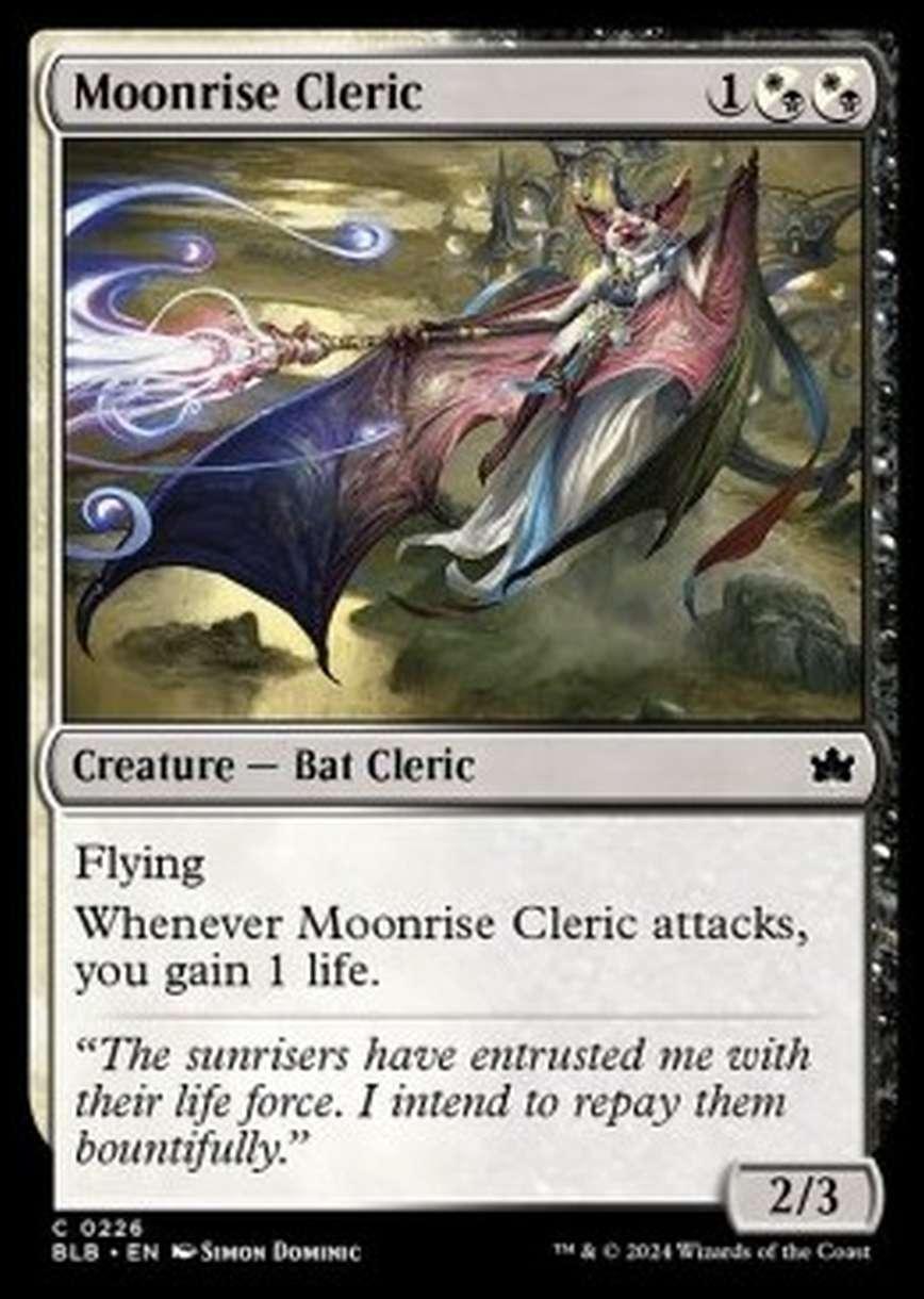Moonrise Cleric - Moonrise Cleric - [BLB] [NM] [Foil]