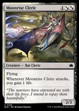 Moonrise Cleric - Moonrise Cleric - [BLB] [NM] [Foil]