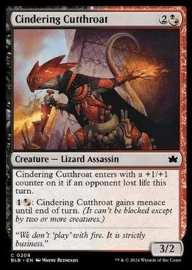 Cindering Cutthroat - Cindering Cutthroat - [BLB] [NM] [Foil]