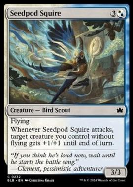 Seedpod Squire - Seedpod Squire - [BLB] [NM] [Foil]