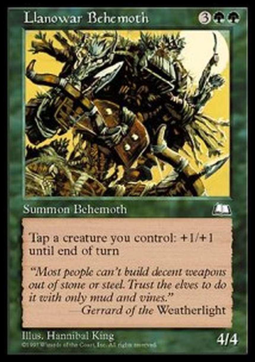 Llanowar Behemoth - Behemoth di Llanowar - [WTH] [EX]