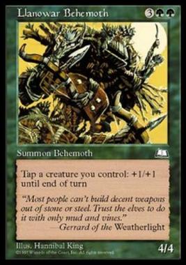 Llanowar Behemoth - Behemoth di Llanowar - [WTH] [EX]
