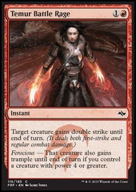 Temur Battle Rage - Furia della Battaglia Temur - [FRF] [NM]