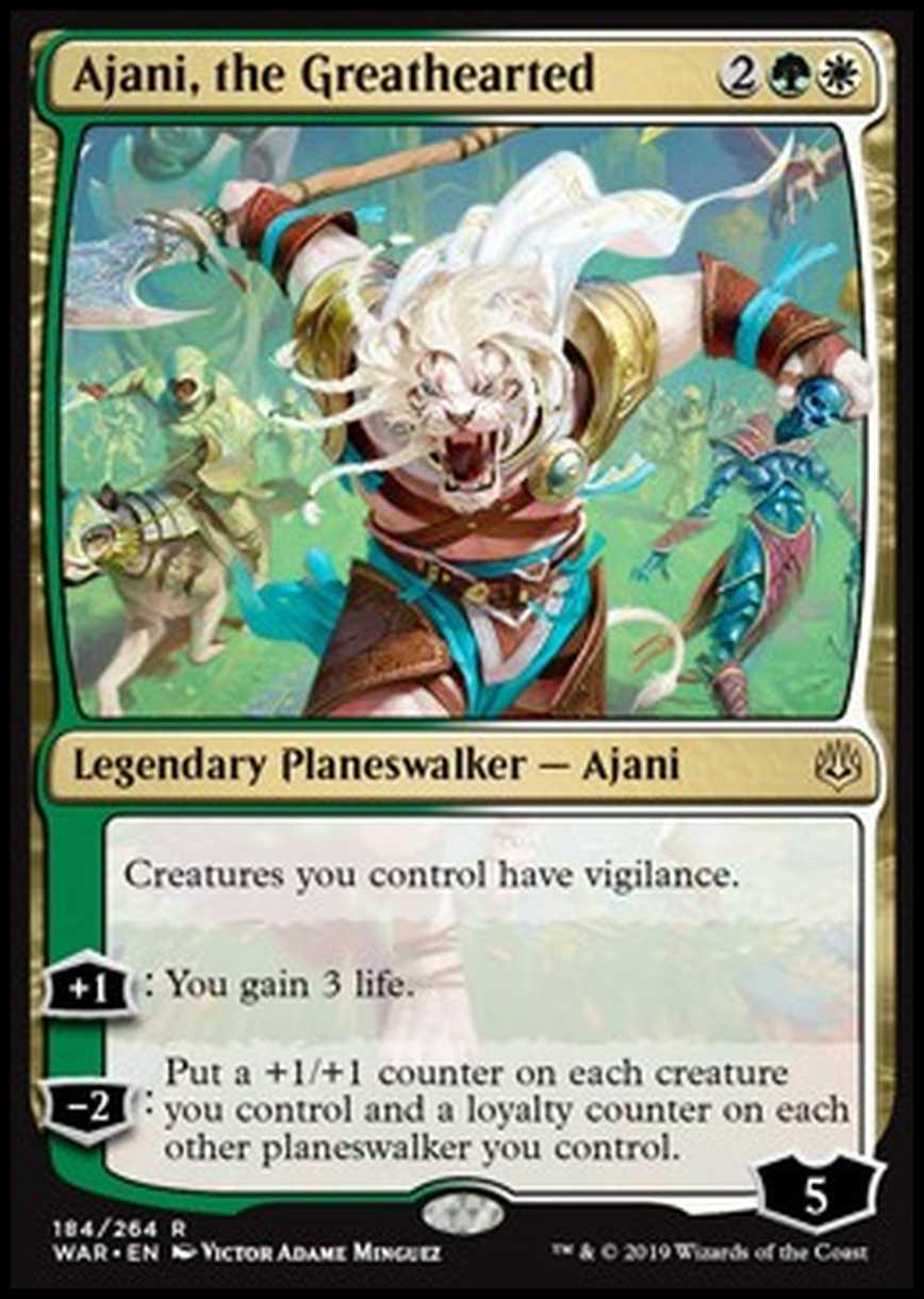 Ajani, the Greathearted - Ajani dal Cuore Grande - [WAR] [NM]